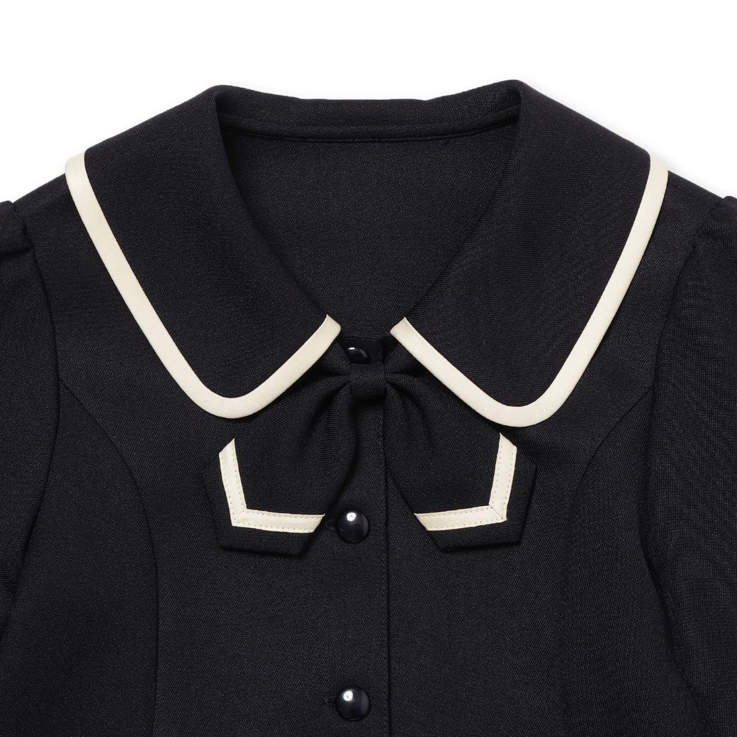 NEW【セール55%OFF】パイピングワンピース 100 110 120 130 140cm (2376-2356) CHOPINblue/ショパン ブルー