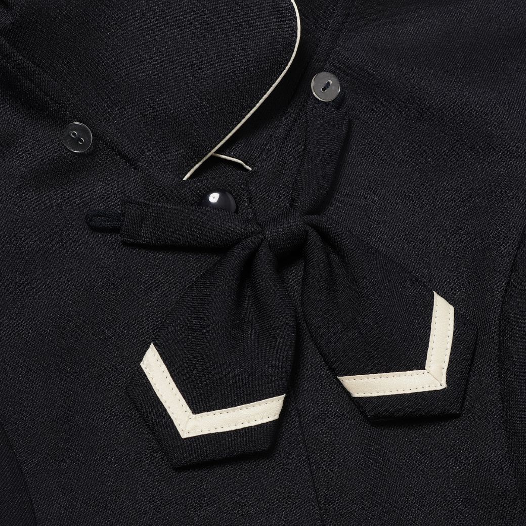 NEW【セール55%OFF】パイピングワンピース 100 110 120 130 140cm (2376-2356) CHOPINblue/ショパン ブルー