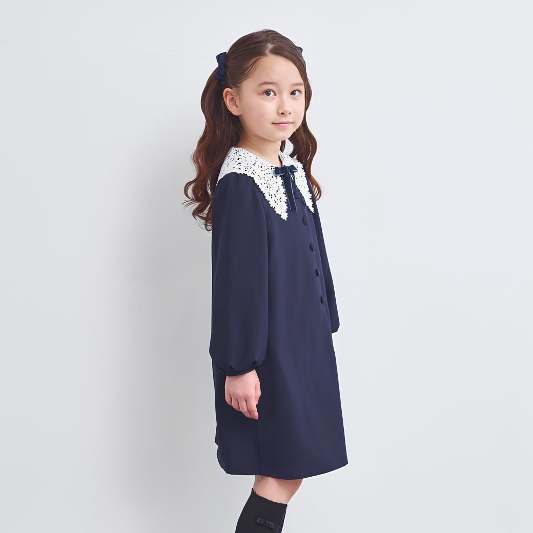 新作／近日入荷】ビッグカラーワンピース 110 120 130cm (2676-7381