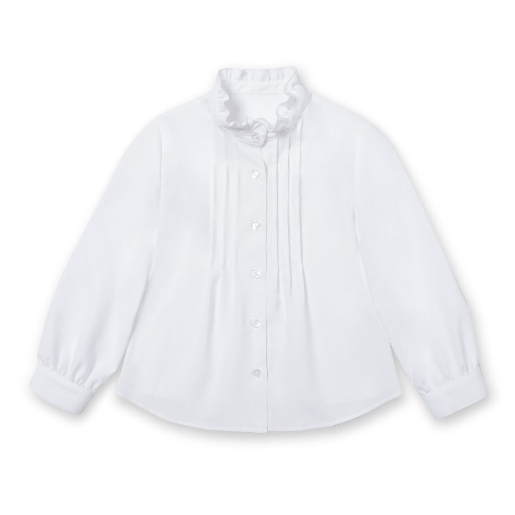 【クリスマスセール10%OFF】スタンドフリル襟ブラウス 110cm 120cm 130cm (2403-8364)