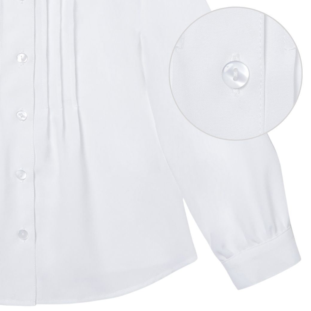 【クリスマスセール10%OFF】スタンドフリル襟ブラウス 110cm 120cm 130cm (2403-8364)