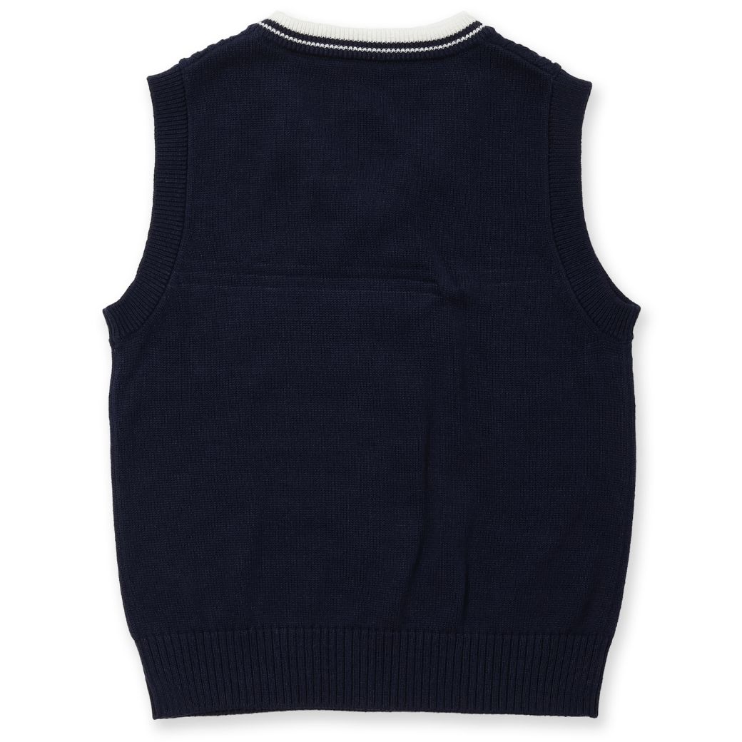 チルデンニットベスト 110 120 130cm (2377-5460 ) CHOPINblue/ショパン ブルー