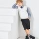 チルデンニットベスト 110 120 130cm （2377-5460 ） CHOPINblue/ショパン ブルー