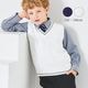チルデンニットベスト 110 120 130cm （2377-5460 ） CHOPINblue/ショパン ブルー
