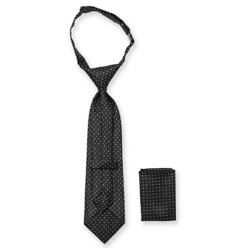 ネクタイ&ポケットチーフセット フリー (2378-5461) CHOPINblue/ショパン ブルー