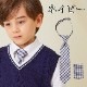 ネクタイ＆ポケットチーフセット フリー (2378-5461) CHOPINblue/ショパン ブルー