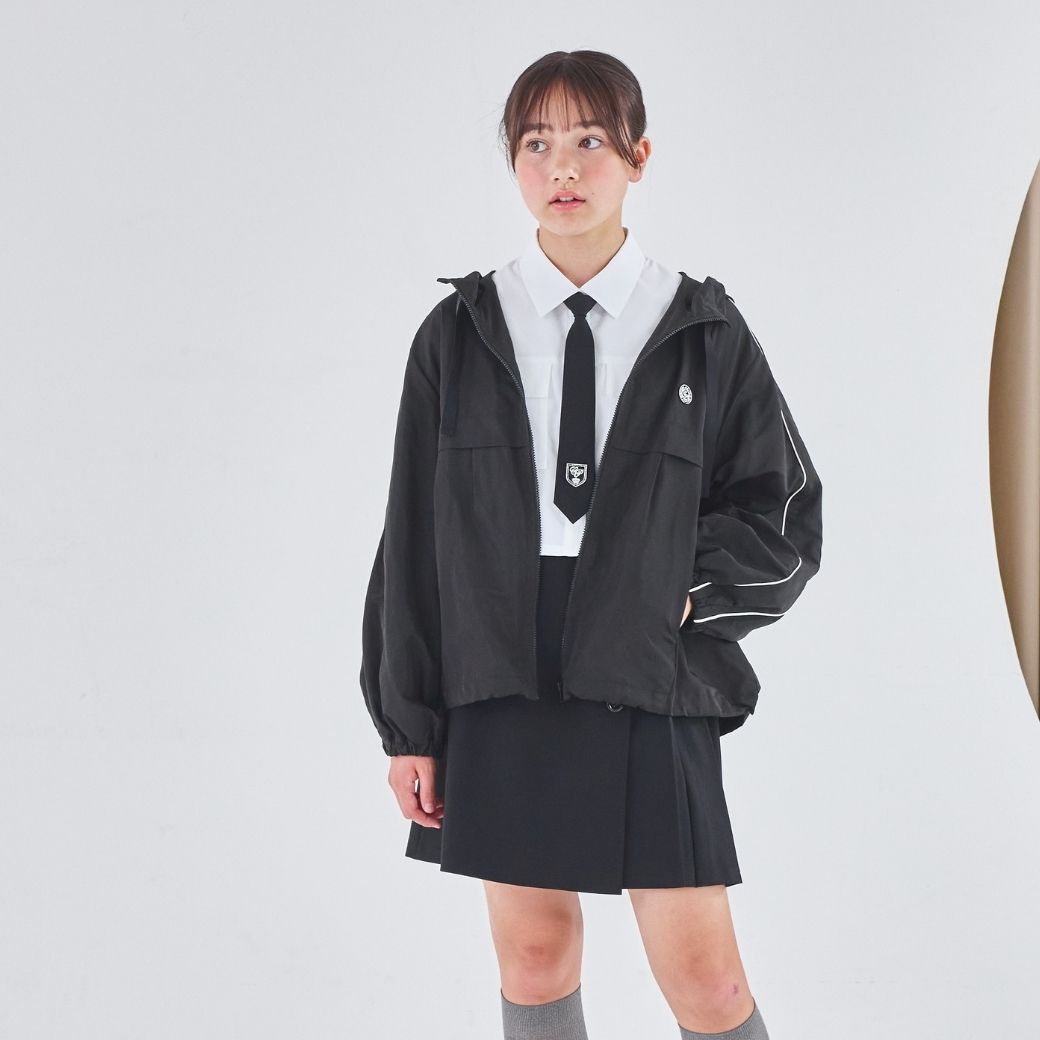 【WINTER SALE10%OFF】ドロストライトブルゾン 140 150 160cm (2572-2527) CHOPIN blue/ショパンブルー