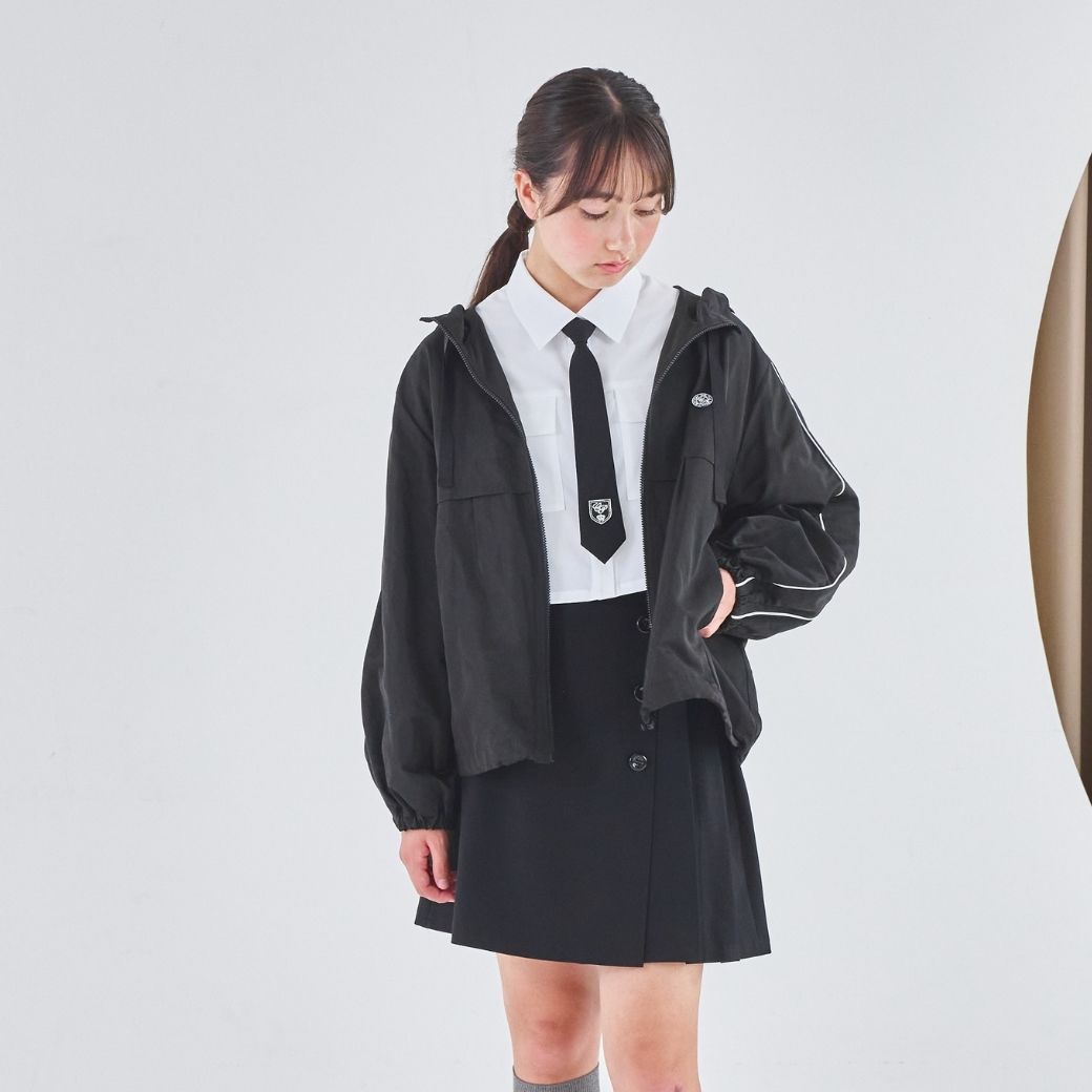 【WINTER SALE10%OFF】ドロストライトブルゾン 140 150 160cm (2572-2527) CHOPIN blue/ショパンブルー