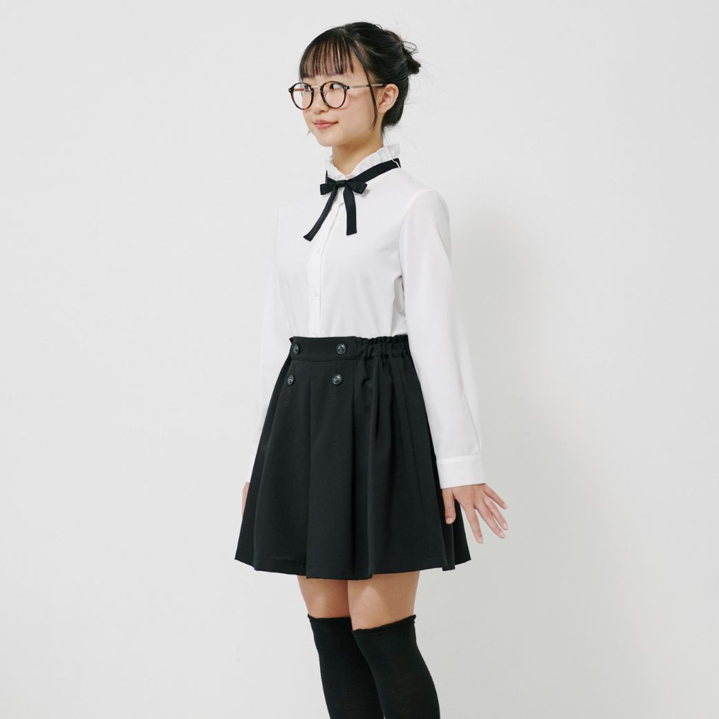 TIMEセール10％OFF】ボウタイブラウス 150 160 170cm (2473-7549