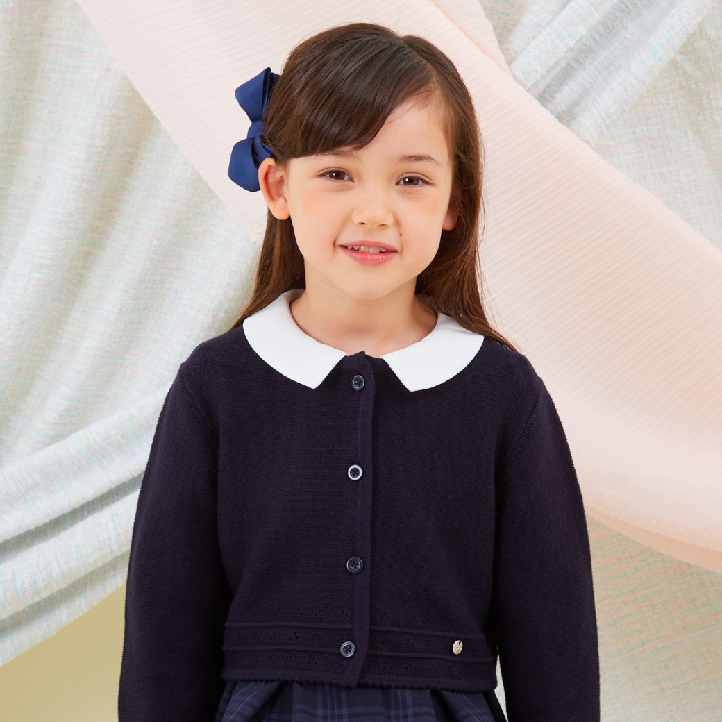 【クリスマスセール10%OFF】ミラノリブボレロカーディガン 100 110 120 130cm (8377-7309) CHOPIN/ショパン