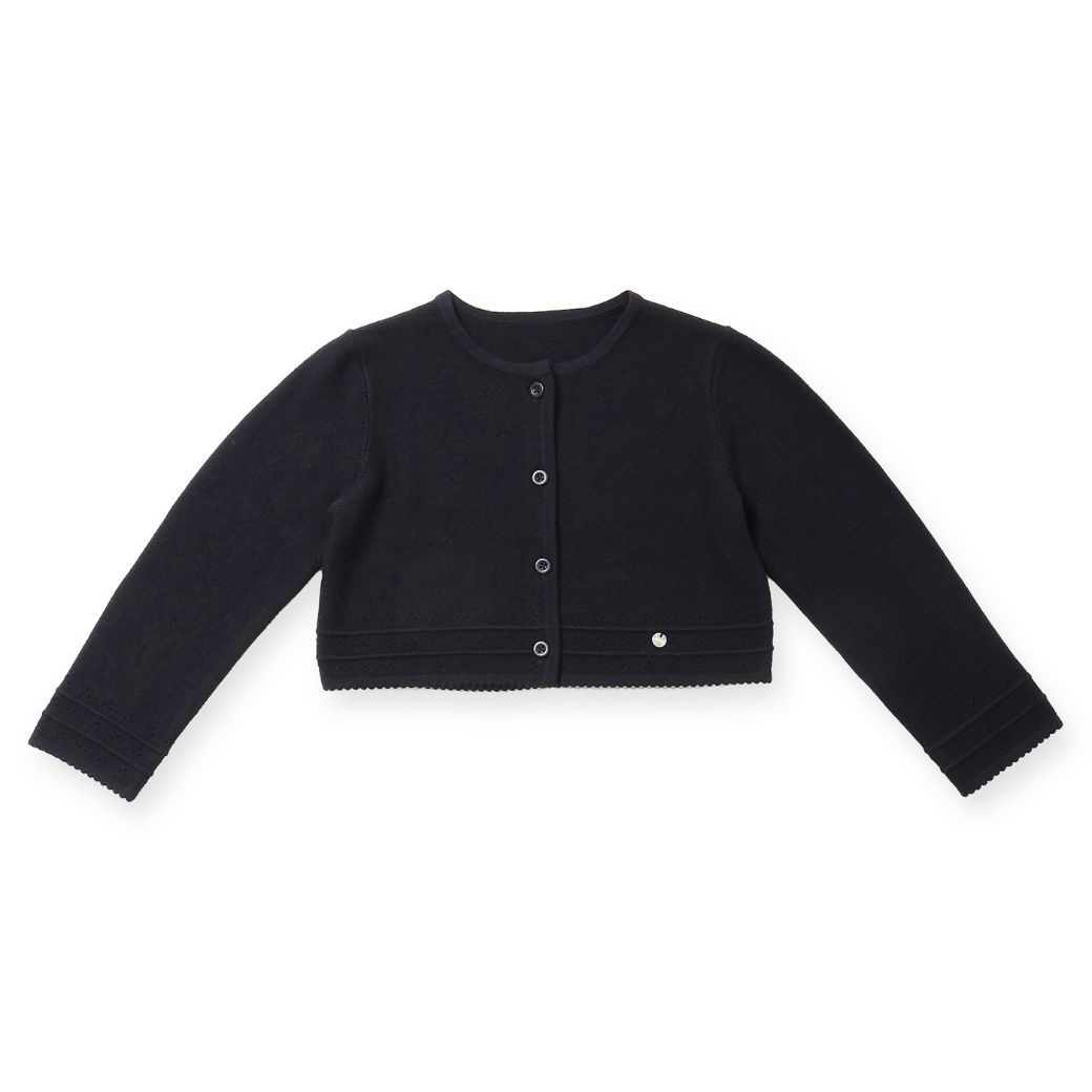 【クリスマスセール10%OFF】ミラノリブボレロカーディガン 100 110 120 130cm (8377-7309) CHOPIN/ショパン