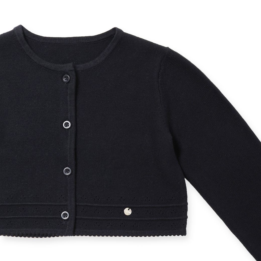 【クリスマスセール10%OFF】ミラノリブボレロカーディガン 100 110 120 130cm (8377-7309) CHOPIN/ショパン