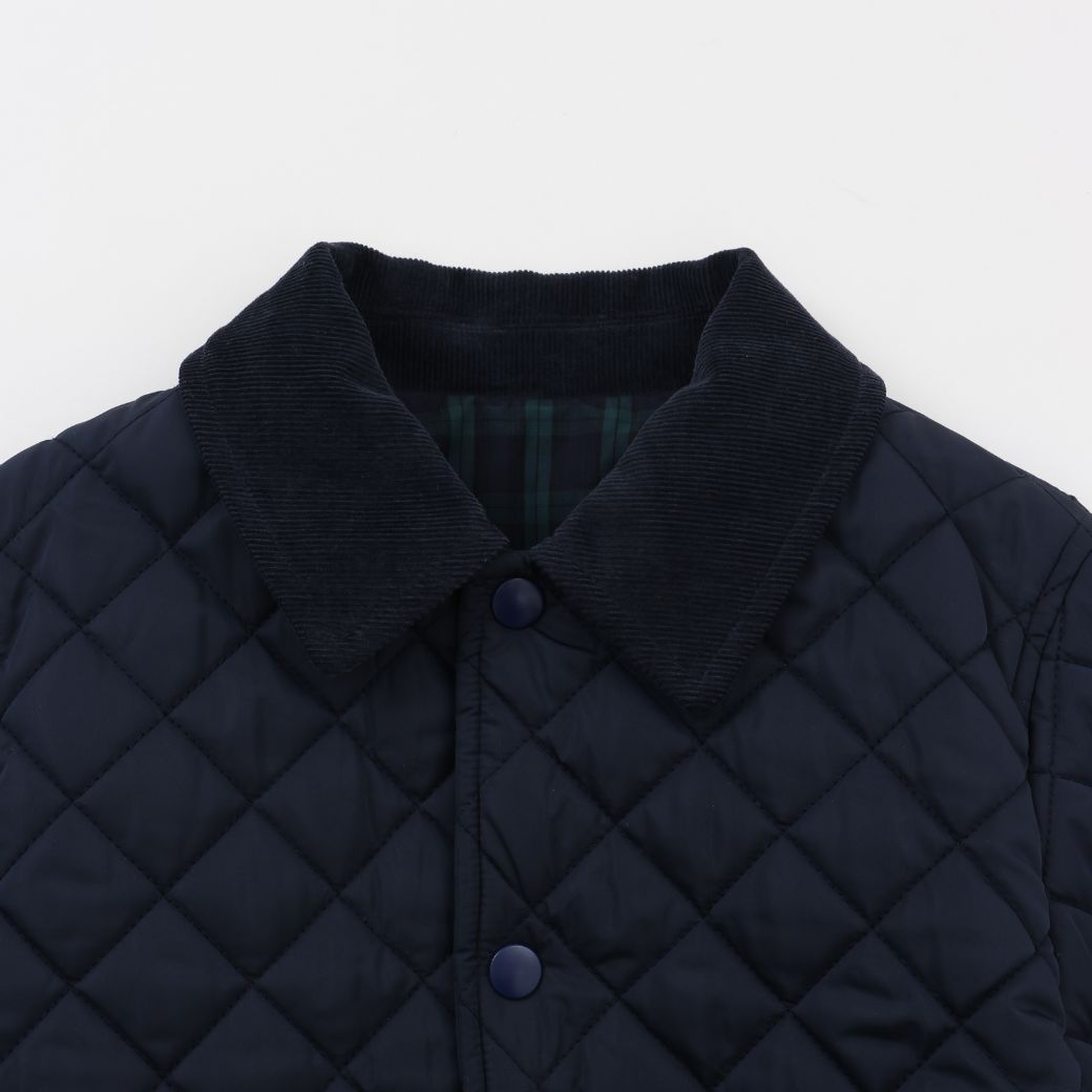 フォーマルキルティングコート 100 110 120 130cm (2572-5409) CHOPIN blue/ショパンブルー