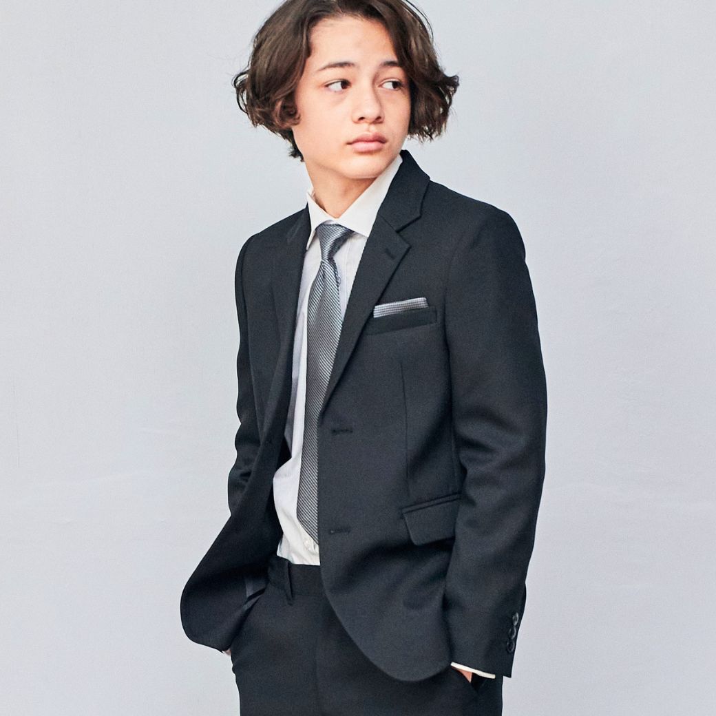WEB限定】ベーシックスーツセット（クレリックシャツ） 140 150 160