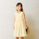 【CLEARANCEセール50％OFF】【キッズ】パステルチェックワンピース 110 120 130 140cm (2536-7325) CHOPINblue/ショパンブルー