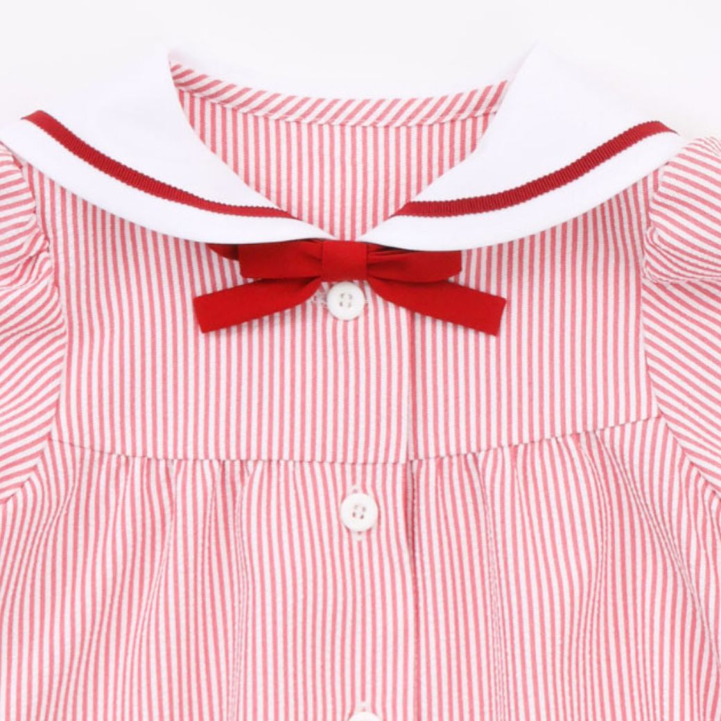 COOLMAX クールマックス 吸水速乾性能 セーラーAラインワンピース 80 90 100 110 120 130cm (8336-7100/8336-7314)