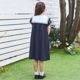 【SUMMERセール20％OFF】COOLMAX クールマックス 吸水速乾性能 セーラーAラインワンピース 90 100 110 120 130cm (8236-7325/8336-7314)