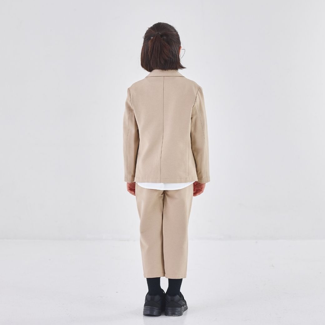 【WEB限定】カジュアルロングパンツスーツ 110 120 130cm (2571-5407) CHOPIN blue/ショパンブルー