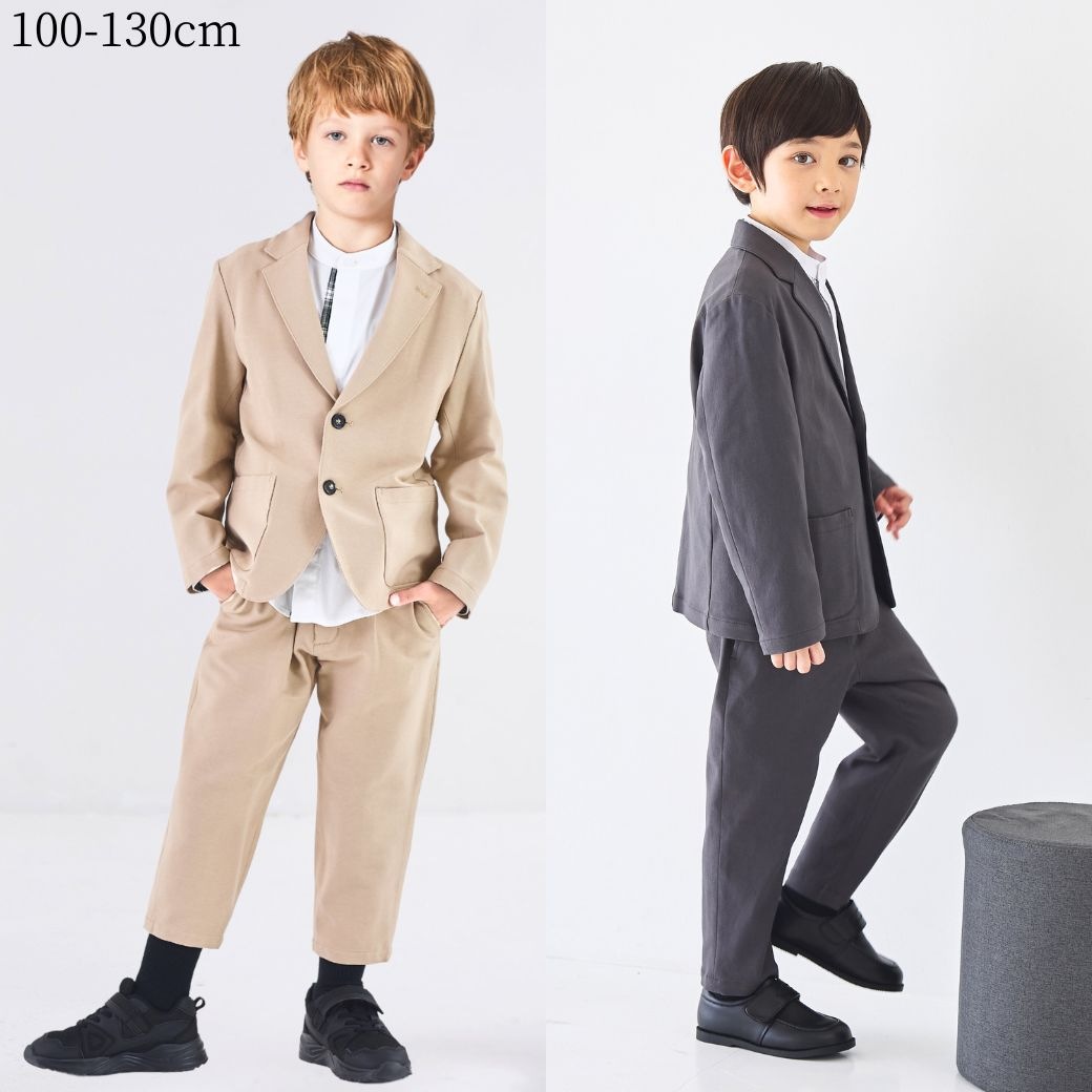 【WINTER SALE10%OFF】【WEB限定】ロングパンツスーツ 110 120 130cm (2571-5407) CHOPIN blue/ショパンブルー