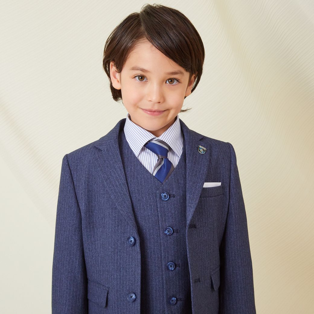 ストライプスリーピーススーツセット 7点セット 110 120 130 120B 130Bcm (8371-5404-5406) CHOPIN/ショパン 【PREMIUMライン】