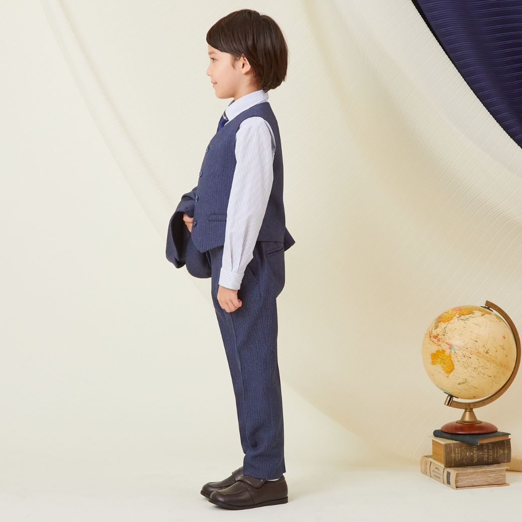 ストライプスリーピーススーツセット 7点セット 110 120 130 120B 130Bcm (8371-5404-5406) CHOPIN/ショパン 【PREMIUMライン】