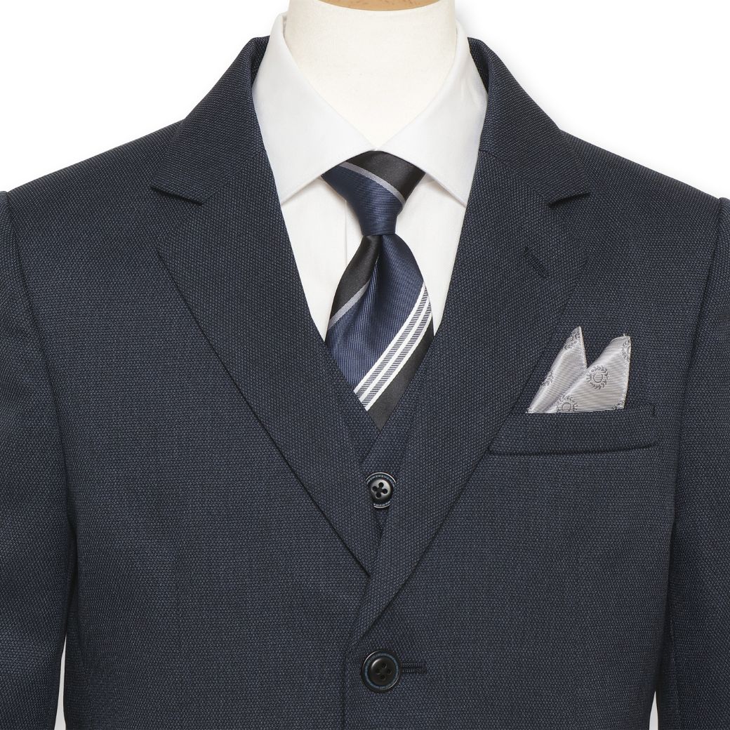 バーズアイ3ピーススーツ 140 150 160 170cm (8401-5601) CHOPIN/ショパン【PREMIUMライン】