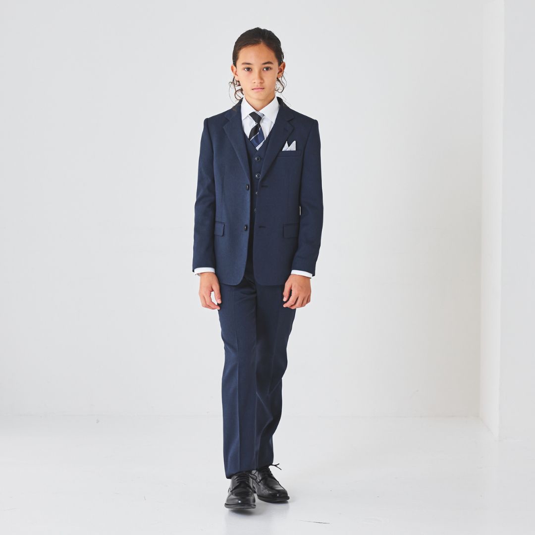 バーズアイ3ピーススーツ 140 150 160 170cm (8401-5601) CHOPIN/ショパン【PREMIUMライン】