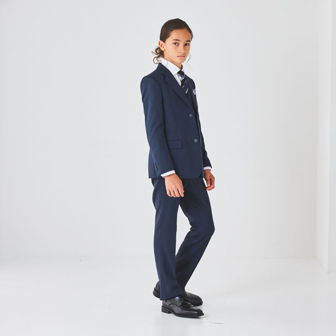 バーズアイ3ピーススーツ 140 150 160 170cm (8401-5601) CHOPIN/ショパン【PREMIUMライン】