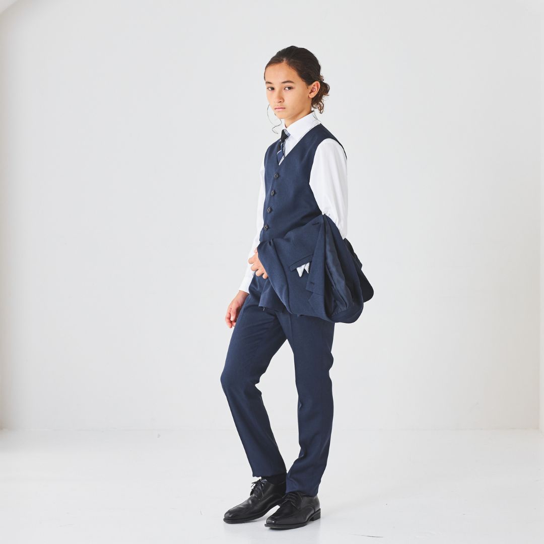 バーズアイ3ピーススーツ 140 150 160 170cm (8401-5601) CHOPIN/ショパン【PREMIUMライン】