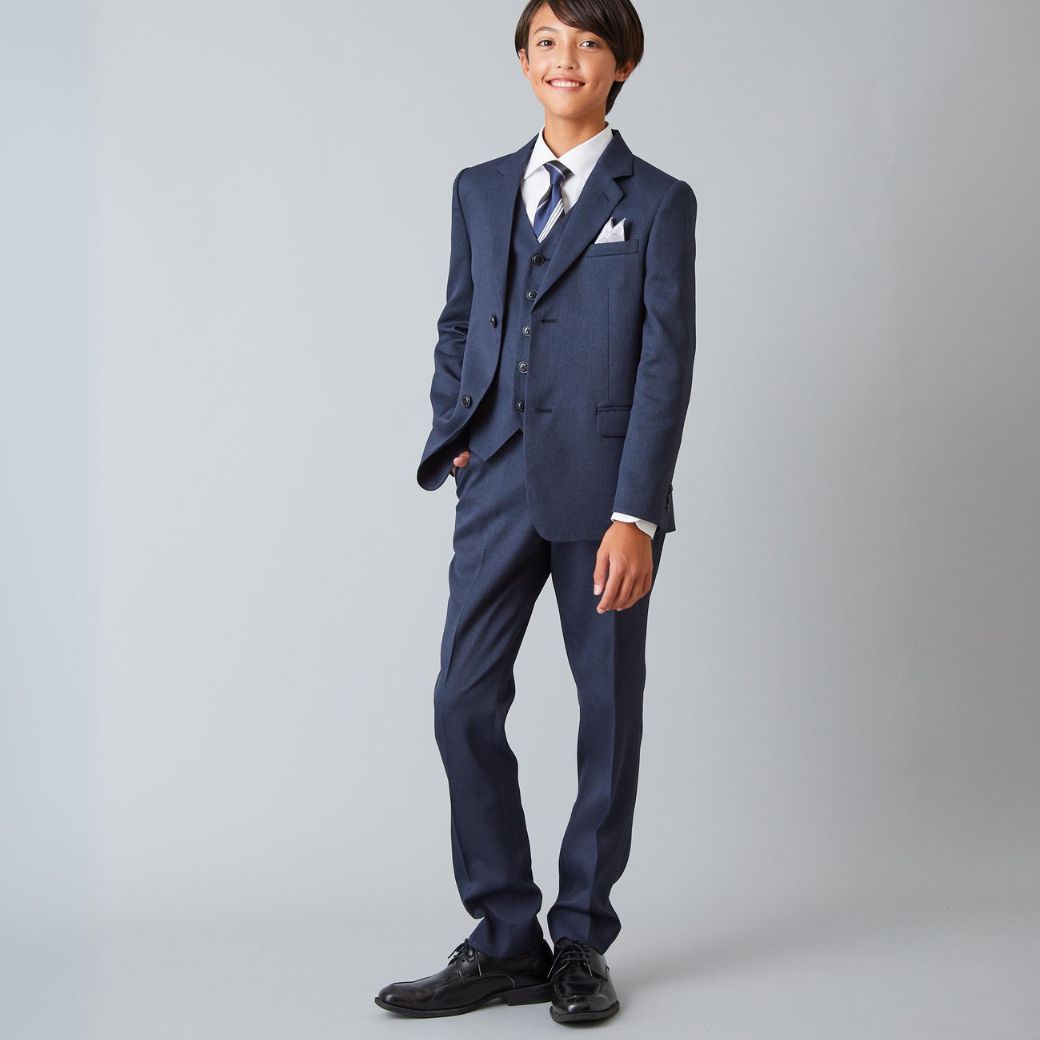 バーズアイ3ピーススーツ 140 150 160 170cm (8401-5601) CHOPIN/ショパン【PREMIUMライン】