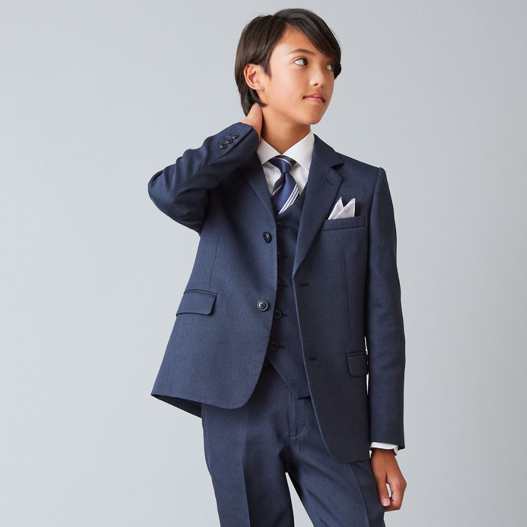 バーズアイ3ピーススーツ 140 150 160 170cm (8401-5601) CHOPIN/ショパン【PREMIUMライン】