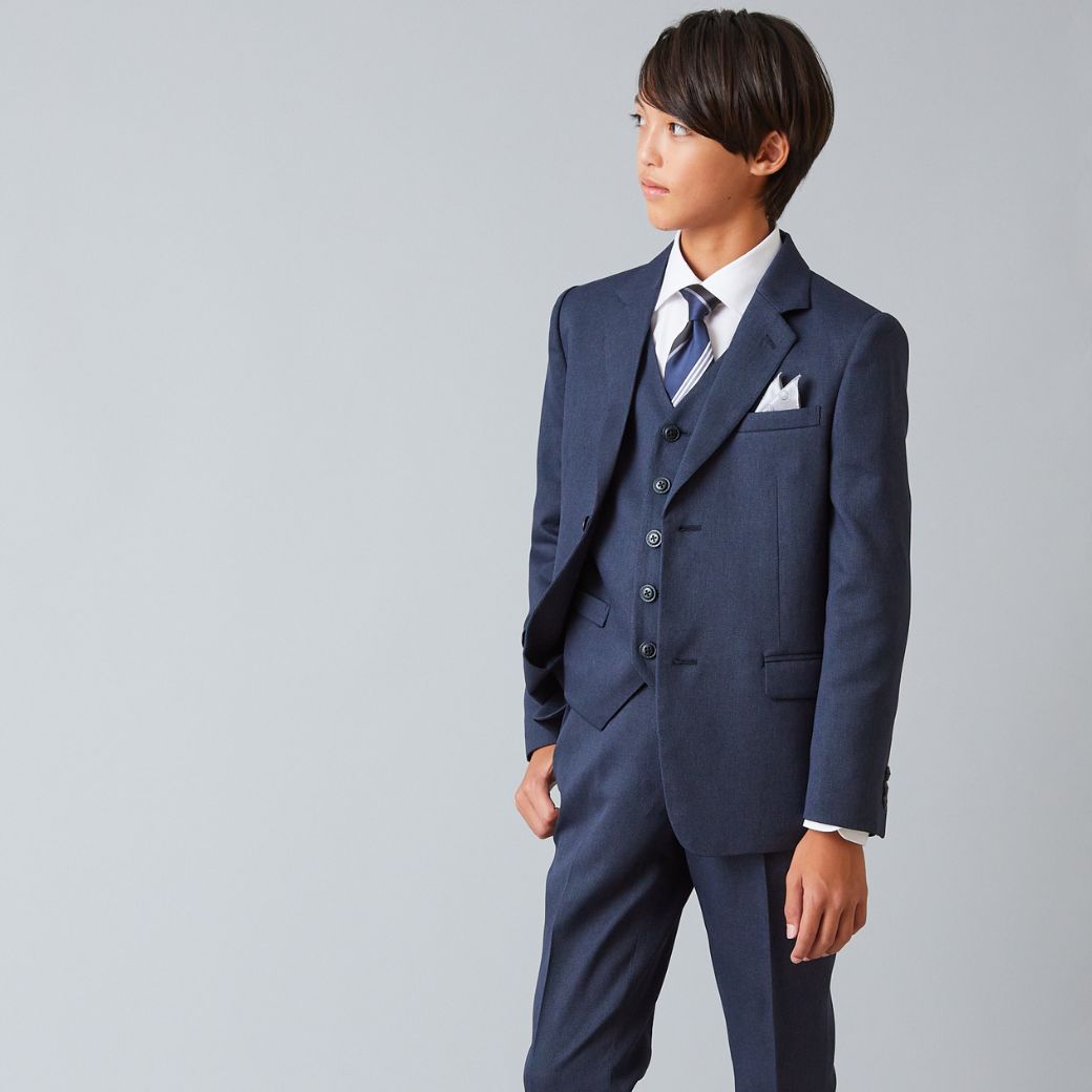バーズアイ3ピーススーツ 140 150 160 170cm (8401-5601) CHOPIN/ショパン【PREMIUMライン】