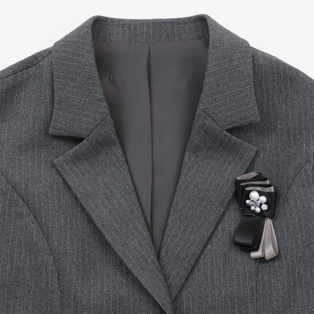 プリーツジレスーツ 150 160 165cm (8571-2556) CHOPIN/ショパン【先行限定/12月中旬入荷予定】