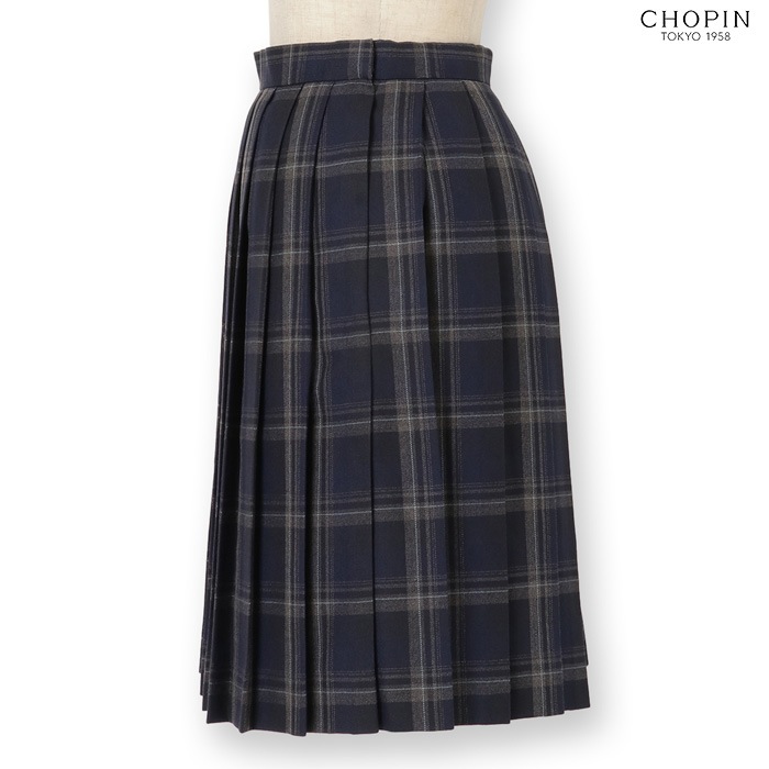 チェック柄プリーツスカート 140 150cm (8194-2552)