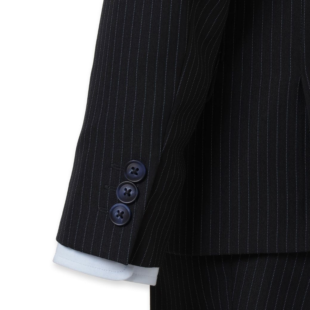 Wボタンピンストライプスーツ 6点セット 120 130cm (8371-5400) CHOPIN/ショパン