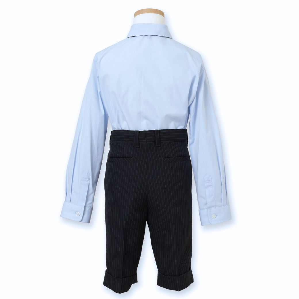 Wボタンピンストライプスーツ 6点セット 120 130cm (8371-5400) CHOPIN/ショパン