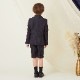 Wボタンピンストライプスーツ 6点セット 120 130cm （8371-5400） CHOPIN/ショパン