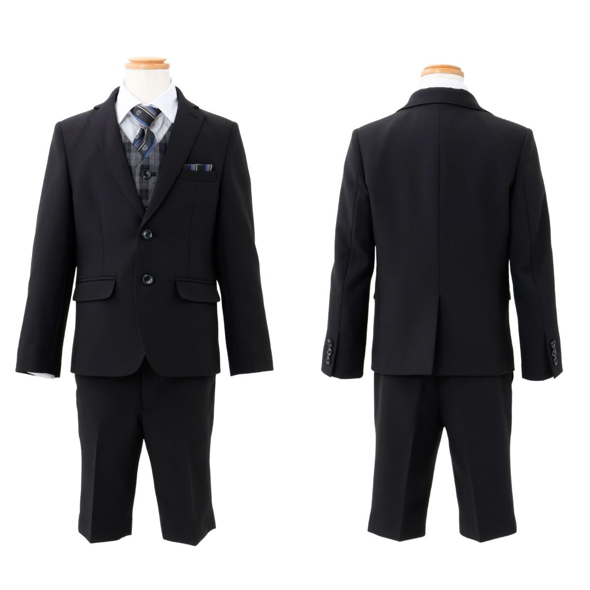 オッドベストハーフパンツスーツ 110 120 130cm (2571-5406) CHOPIN blue/ショパンブルー