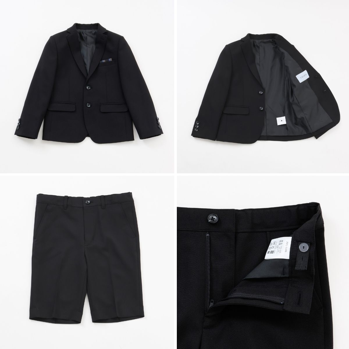 オッドベストハーフパンツスーツ 110 120 130cm (2571-5406) CHOPIN blue/ショパンブルー