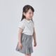 【大人気/再入荷】刺しゅう襟カットソーブラウス  100 110 120 130 140cm （2403-8361) CHOPIN blue/ショパンブルー