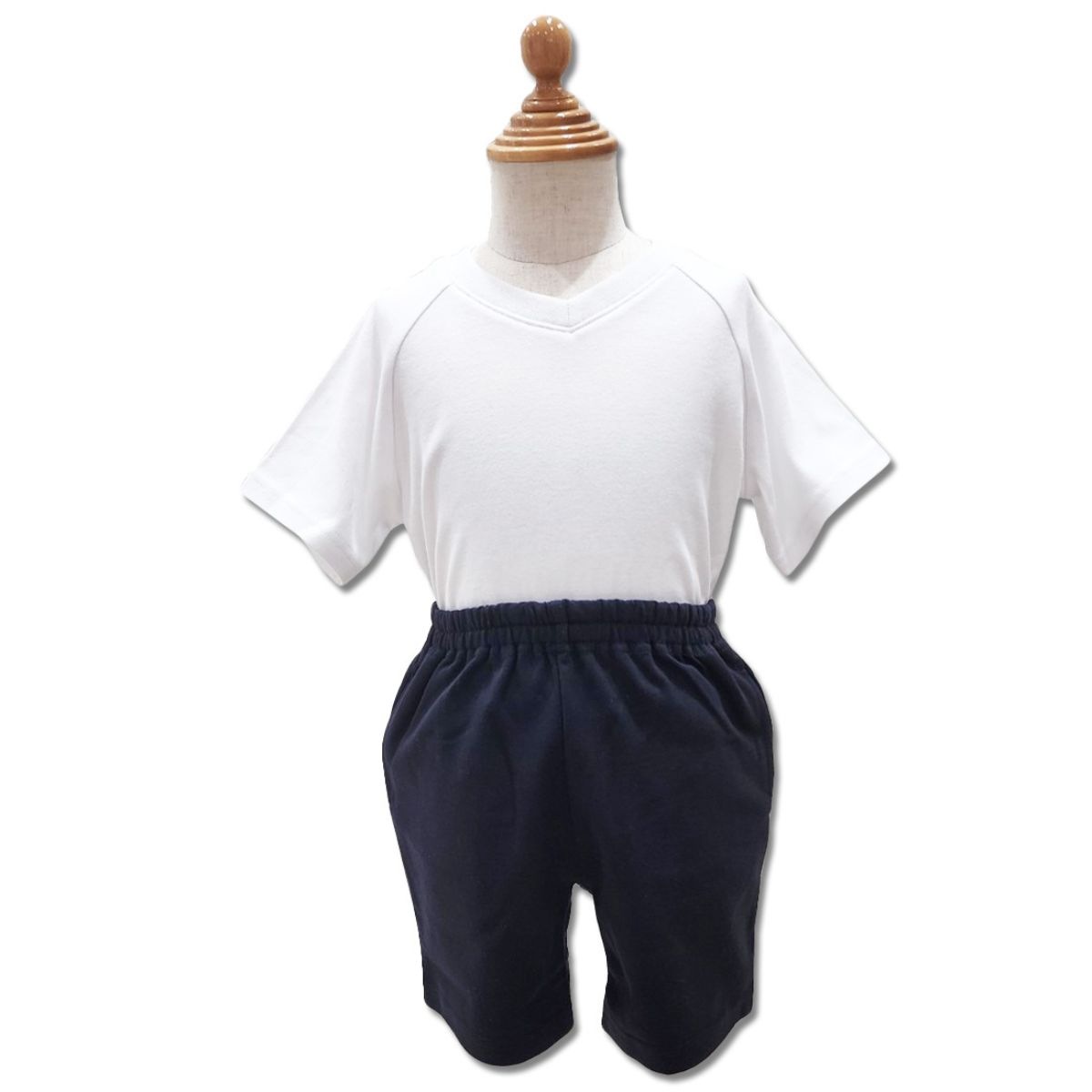 【理英会監修】男女共通体操着 110 120 130cm(8299-2000-2001)