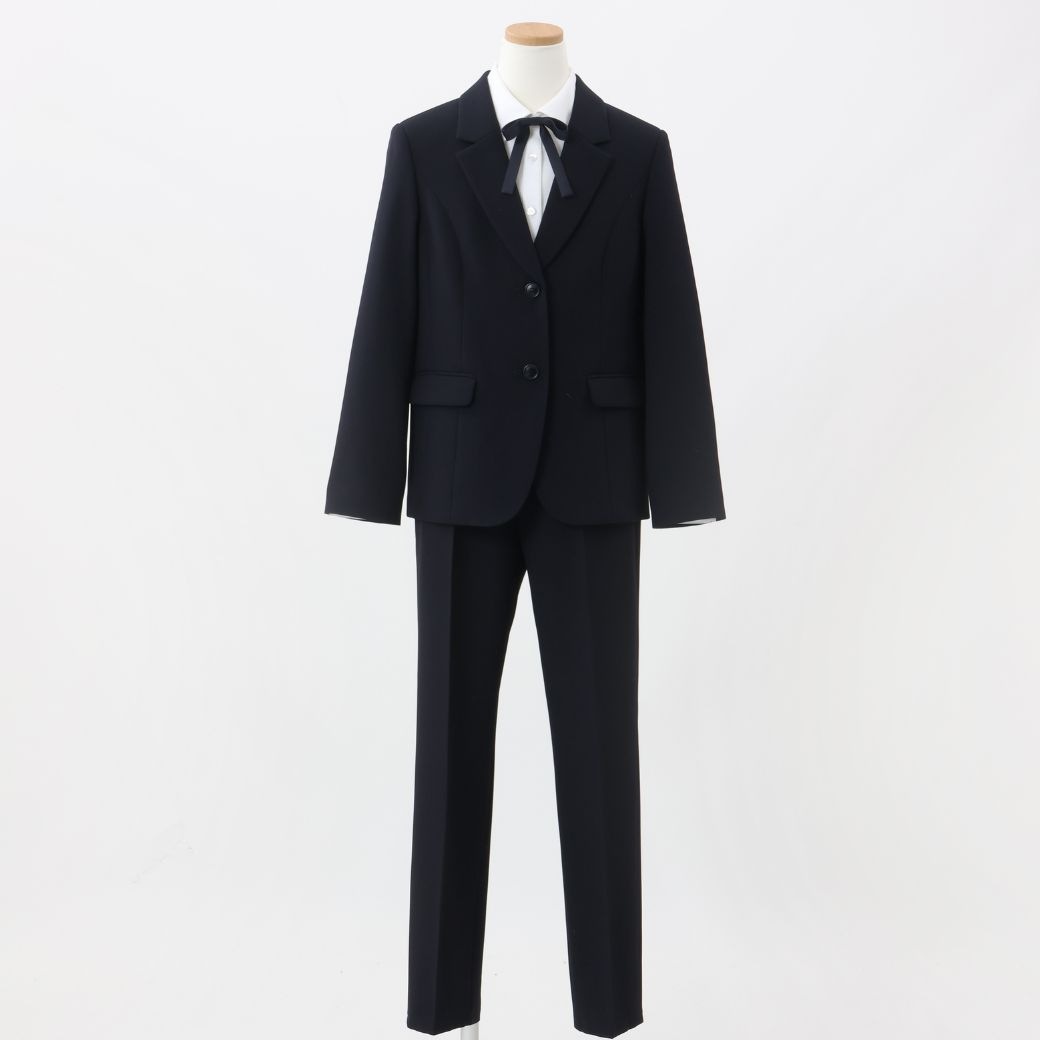 新作／近日入荷】【WEB限定】中学受験ロングパンツスーツセット 140