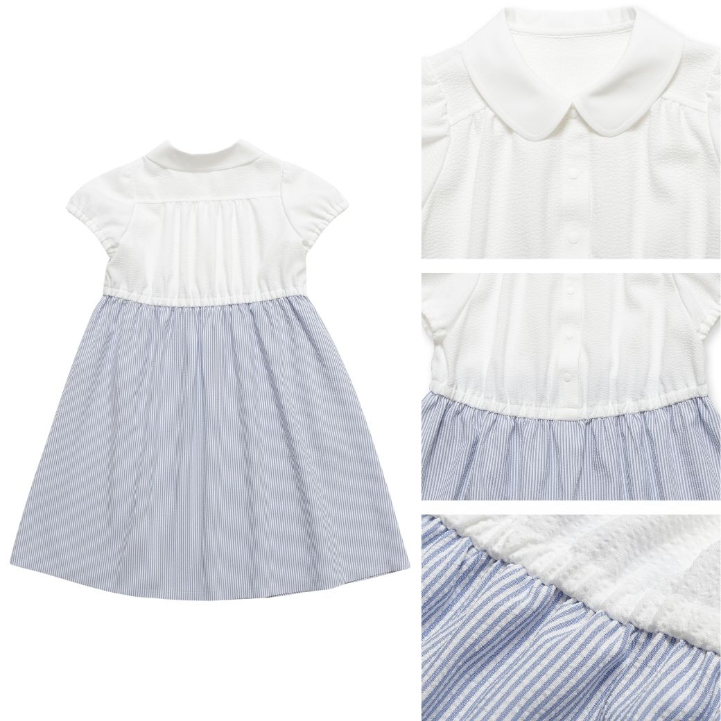 COOOLMAXドッキングワンピース 110 120 130 140 150 160cm (2436-7363) CHOPINblue/ショパンブルー