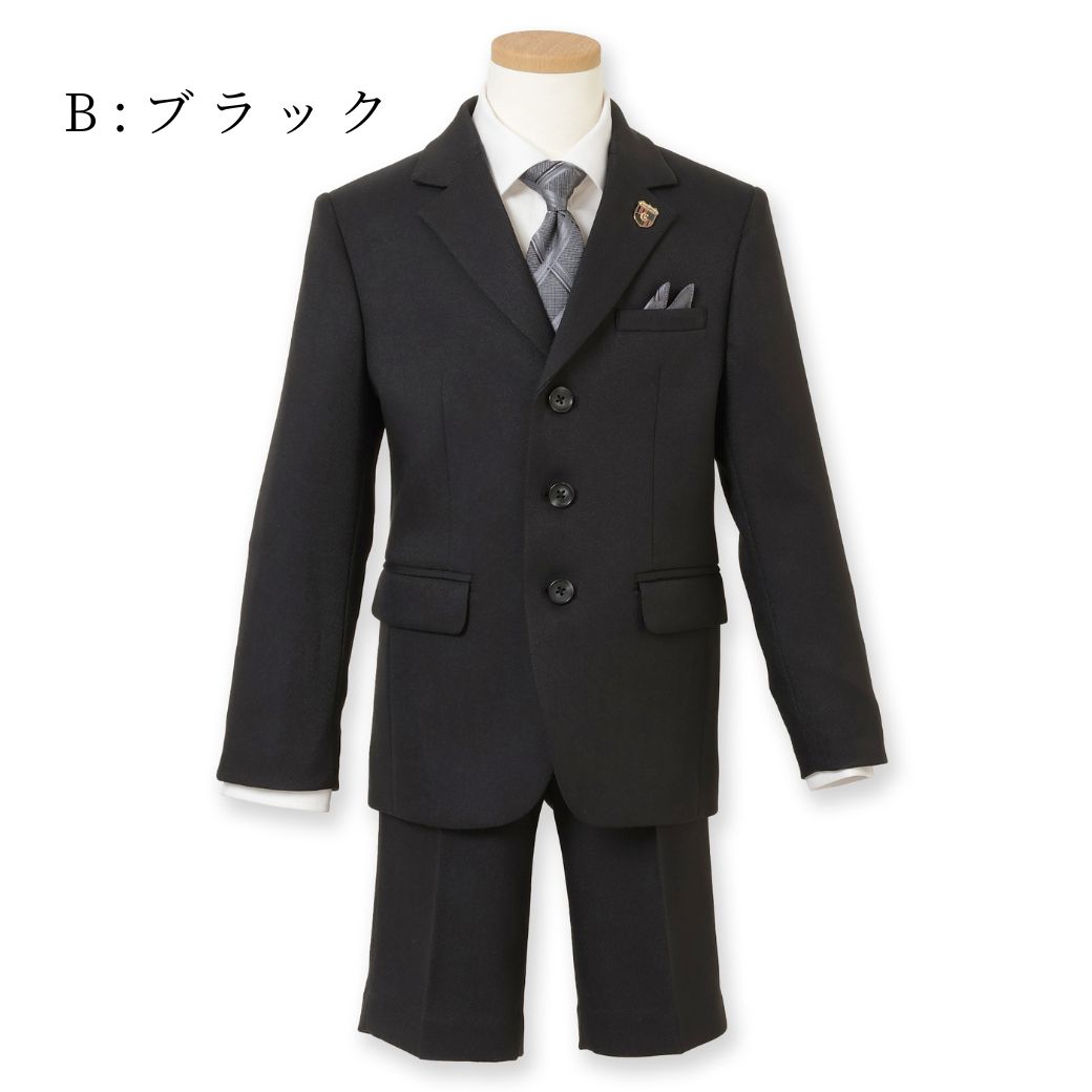 3つボタンハーフパンツスーツセット 110 120 130 【B体】 120B 130Bcm