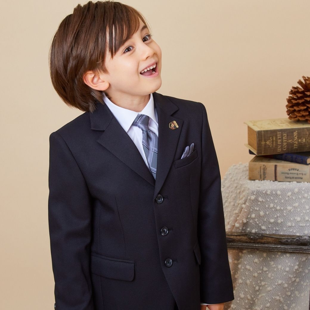 3つボタンハーフパンツスーツセット 110 120 130 【B体】 120B 130Bcm (2371-5451-5452) CHOPINblue/ショパン