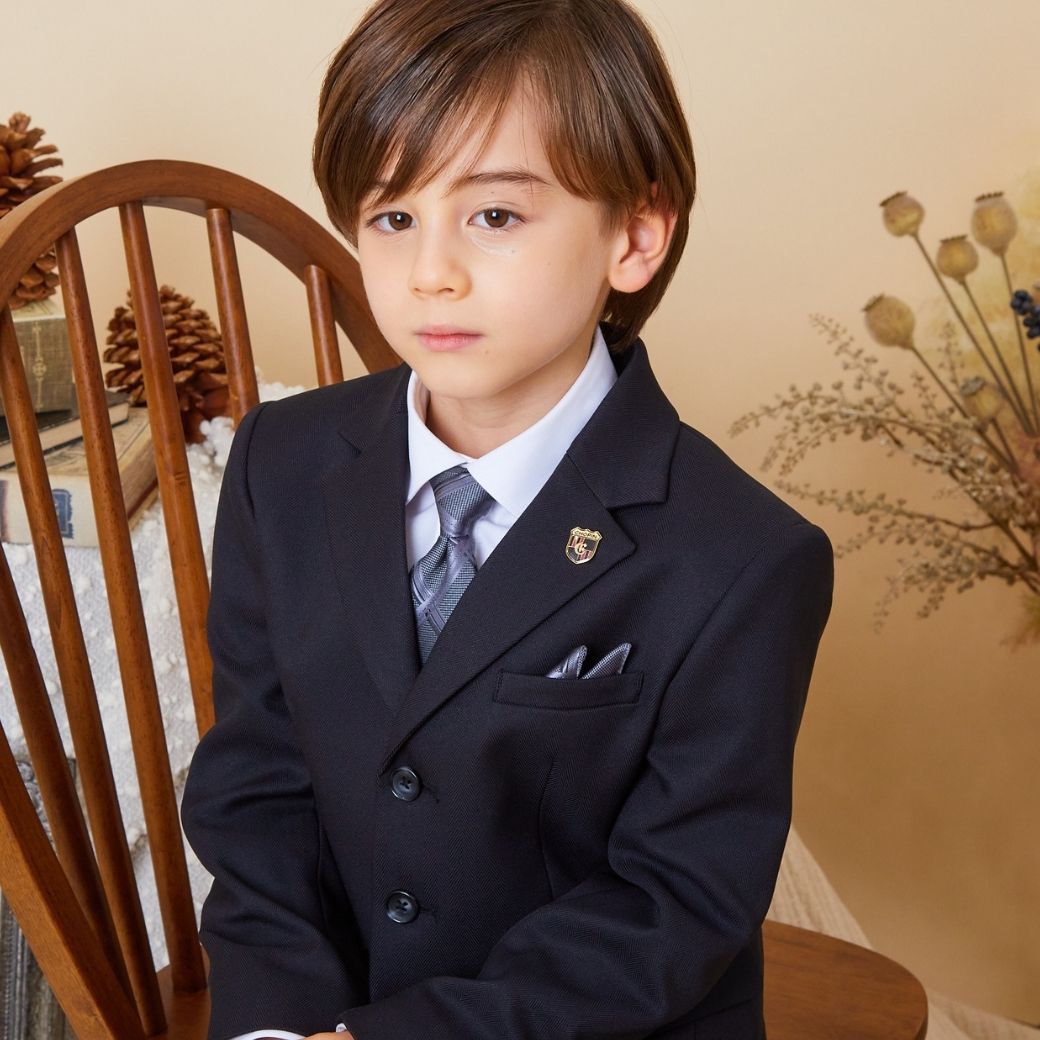 3つボタンハーフパンツスーツセット 110 120 130 【B体】 120B 130Bcm (2371-5451-5452) CHOPINblue/ショパン