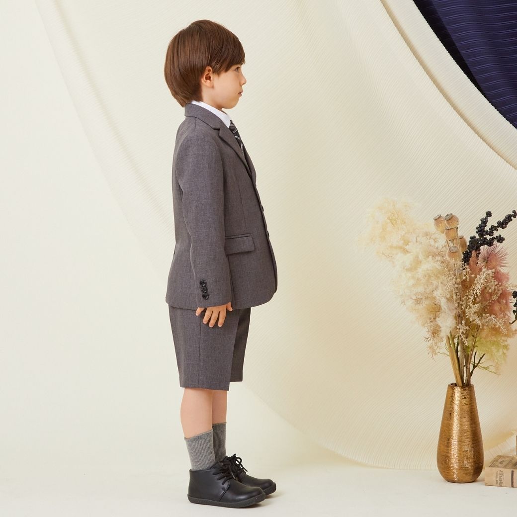 3つボタンハーフパンツスーツセット 110 120 130 【B体】 120B 130Bcm (2371-5451-5452) CHOPINblue/ショパン