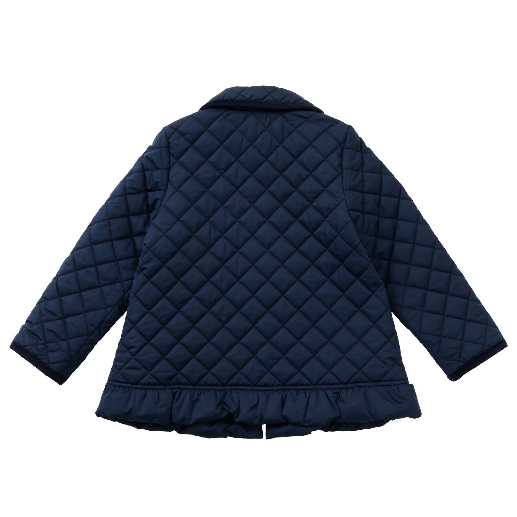 【SALE40%OFF】ライトキルティングコート 110 120 130 140cm (2472-7343) CHOPINblue/ショパンブルー