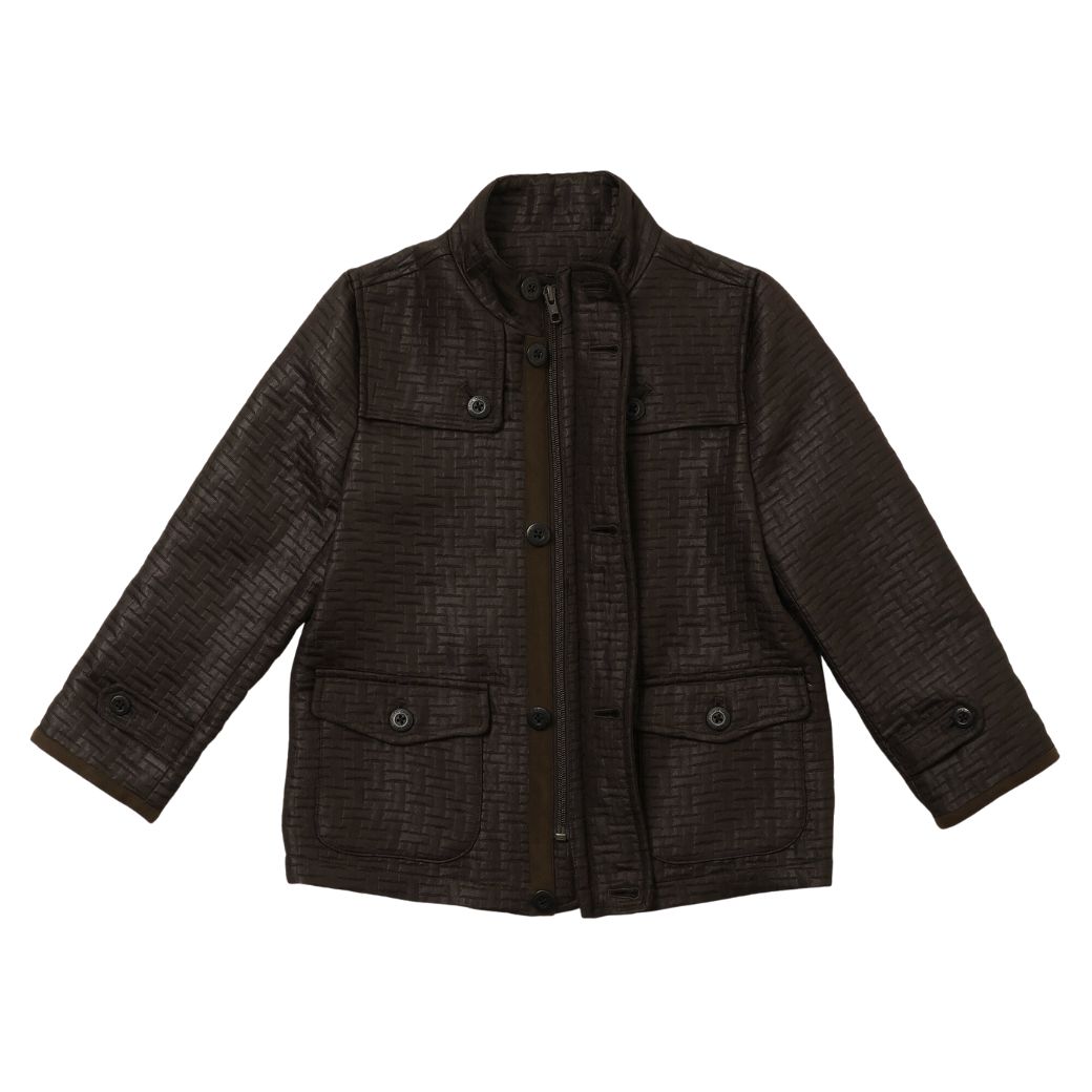 【廃版アウトレットセール】エンボスジャケット 110 120 130 140cm (2372-5411) CHOPINblue/ショパン ブルー