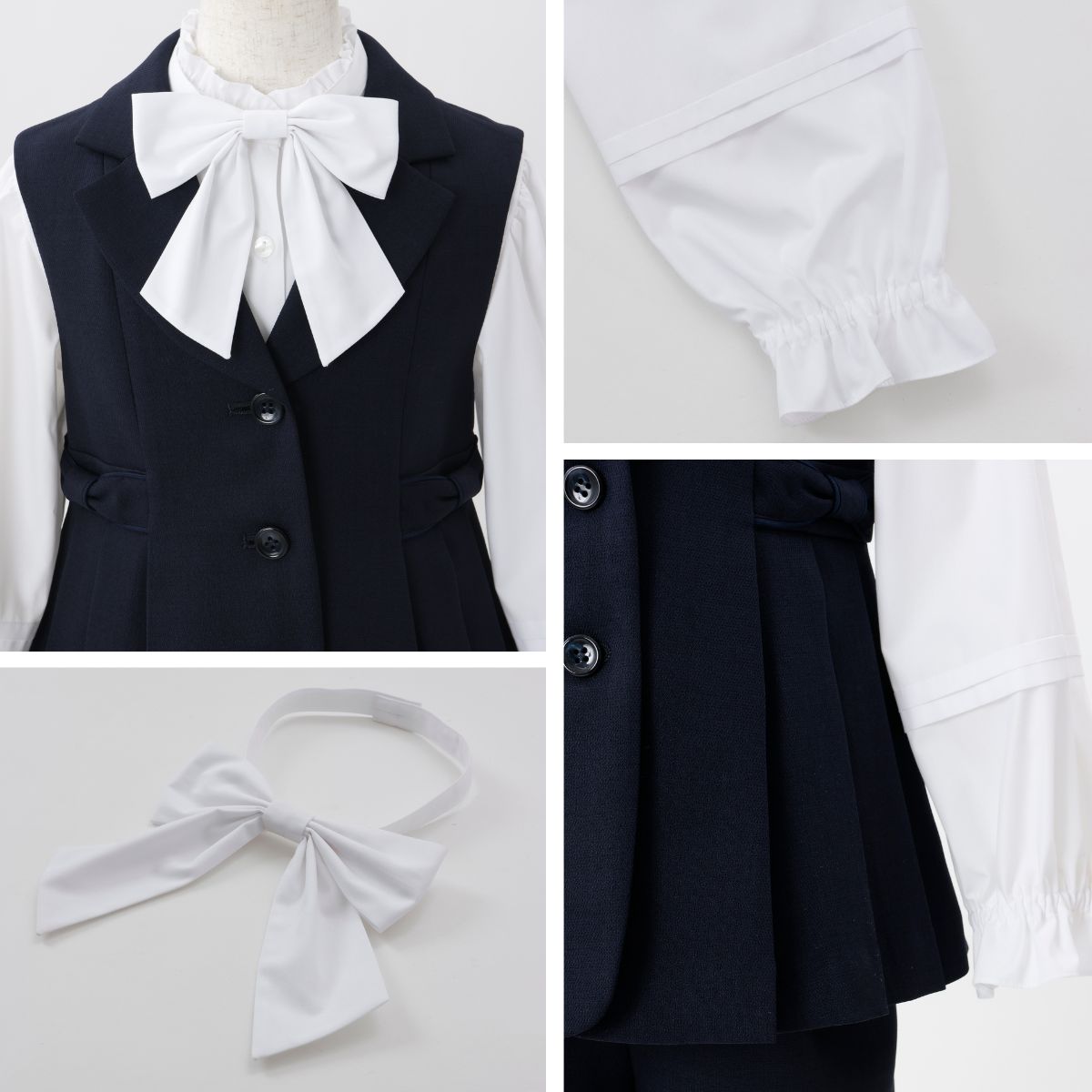 【先行予約/1月下旬入荷予定】ロングベストスーツ 110 120 130cm (8601-7306) CHOPIN/ショパン